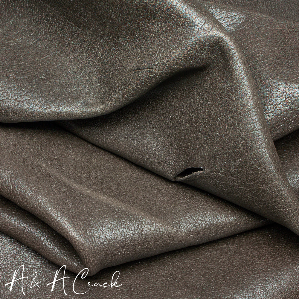 VEG TAN SHRUNKEN HORSE - GREY - 1.2/1.4mm