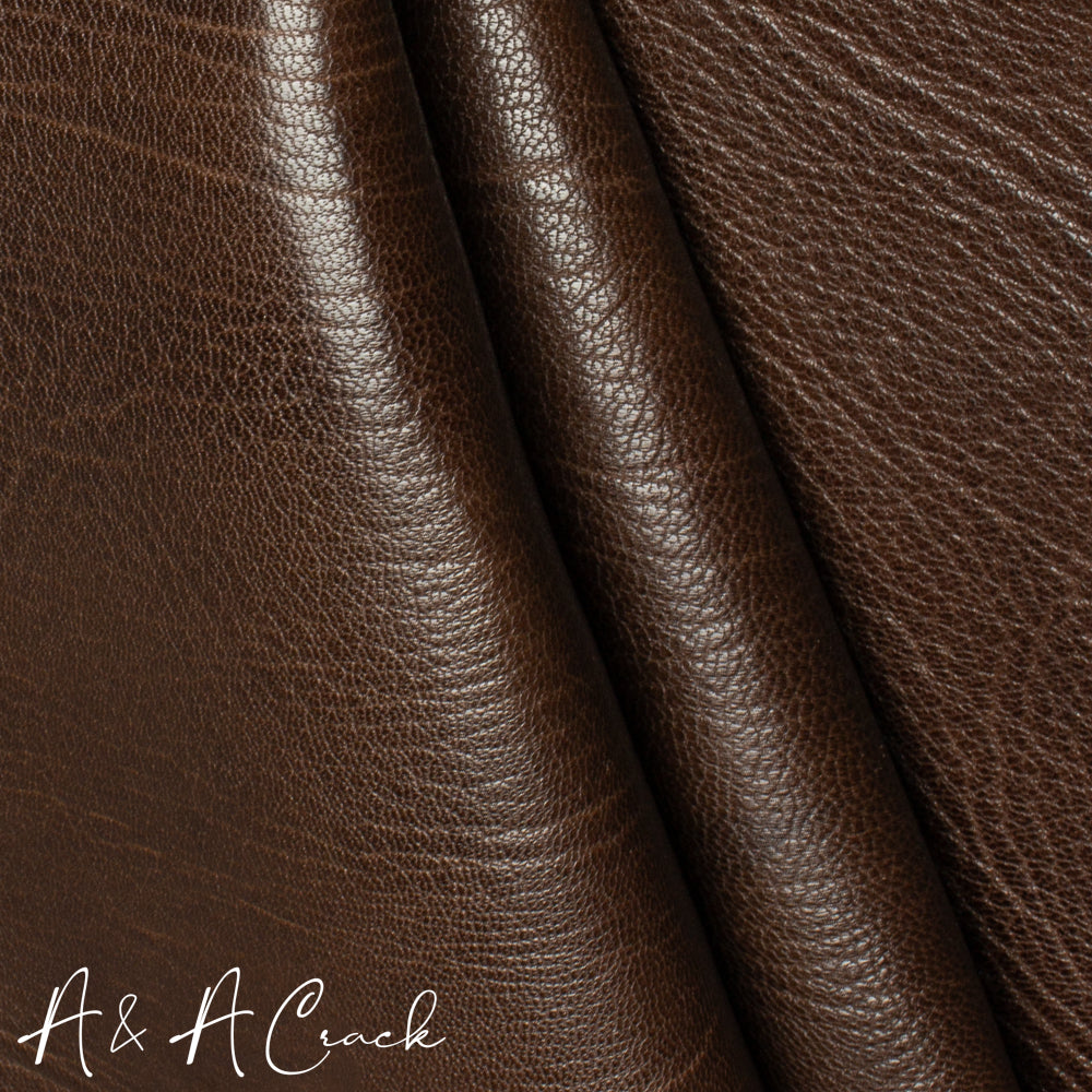 VEGETABLE TANNED SHRUNKEN GOAT - MAHOGANY - 1.0/1.2mm