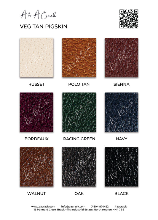 VEG TAN PIGSKIN - COLOUR CARD