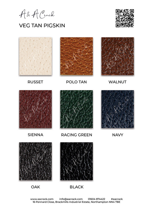 VEG TAN PIGSKIN - COLOUR CARD
