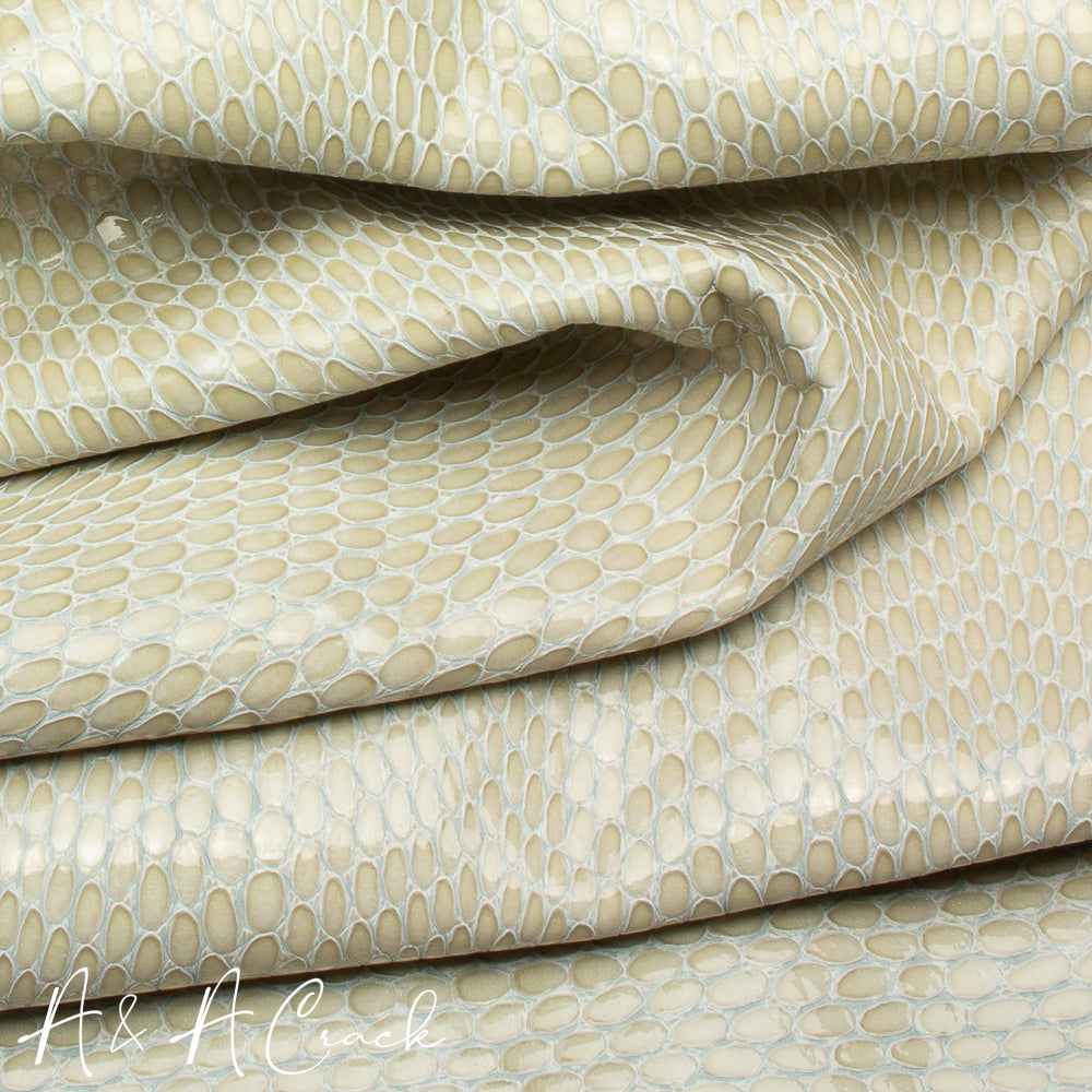 VIPER CUT PATENT - CREAM - 1.0/1.2mm