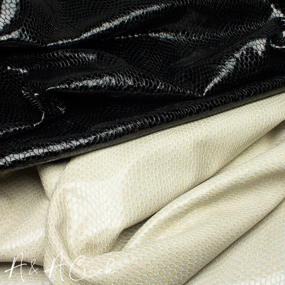 VIPER CUT PATENT - CREAM - 1.0/1.2mm
