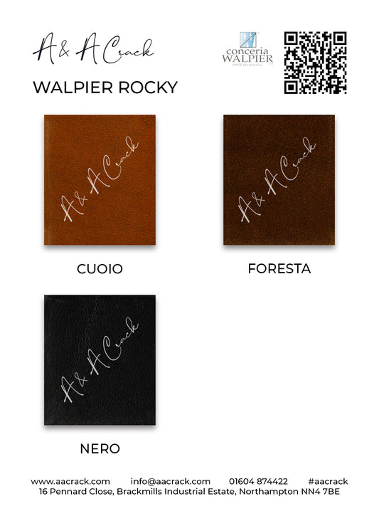 WALPIER ROCKY - LEATHER COLOUR CARD