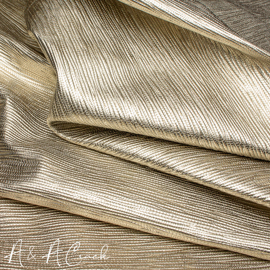 WEAVE METALLIC - PALE GOLD - 1.0/1.2mm