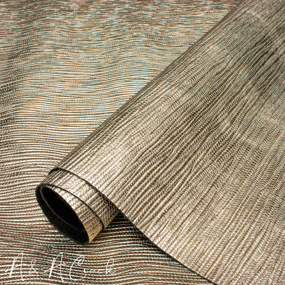 WEAVE METALLIC - PALE GOLD - 1.0/1.2mm