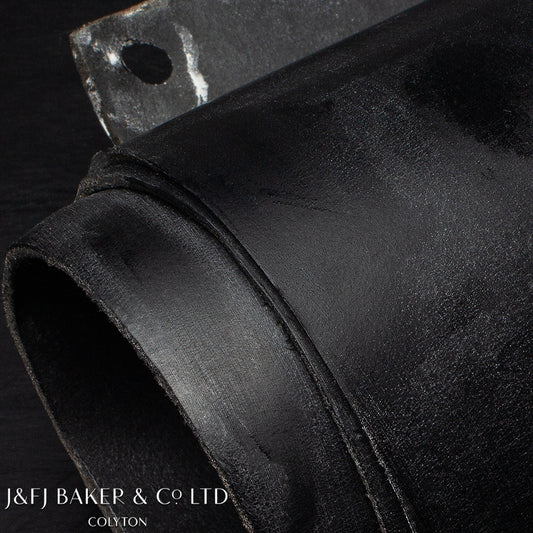 J&FJ BAKER FULL WAX ENGLISH BRIDLE SHOULDER - BLACK - 2.5/3.0mm