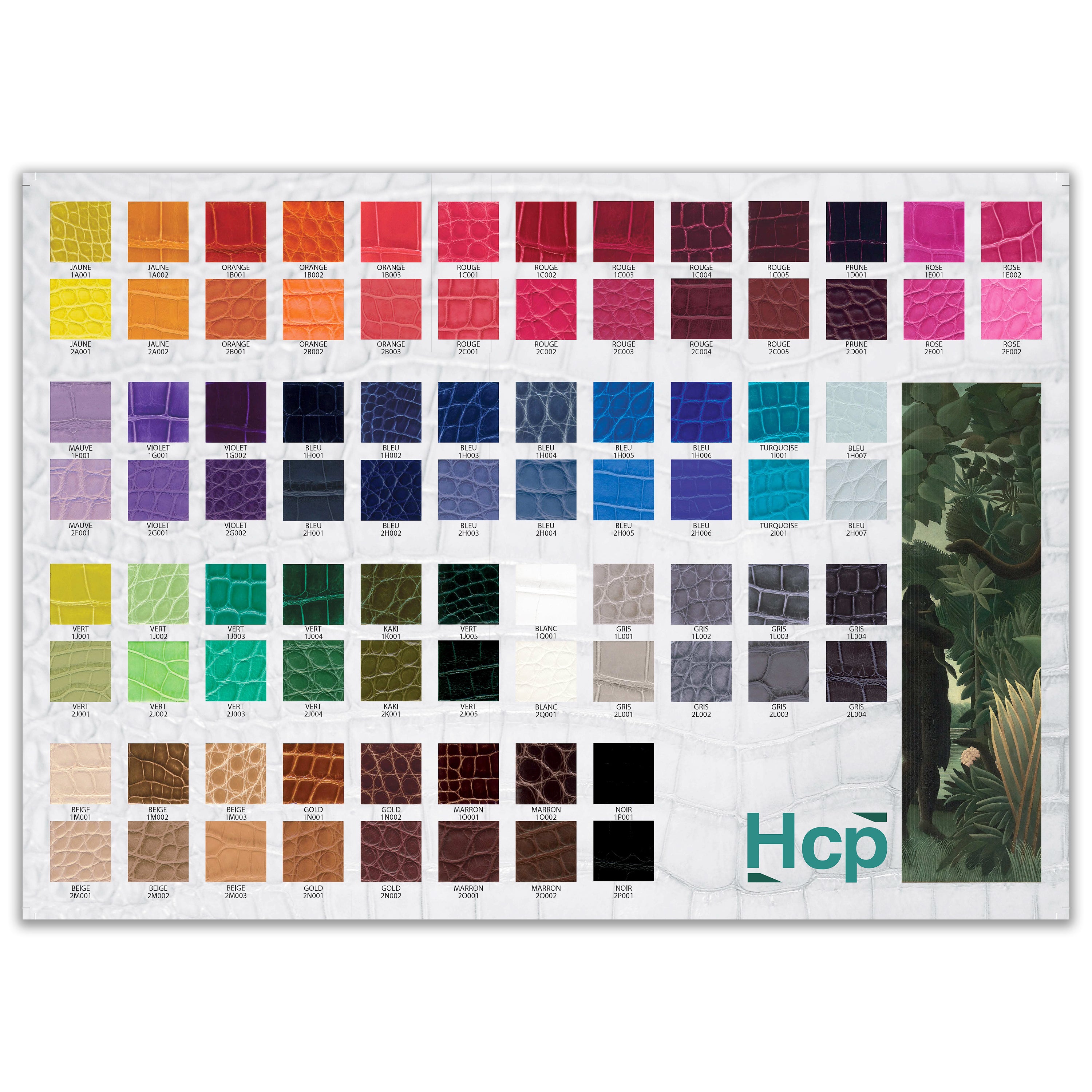 Crocodile Color Code HCP CROCODILE & ALLIGATOR - COLOUR CARD – A & A Crack & Sons