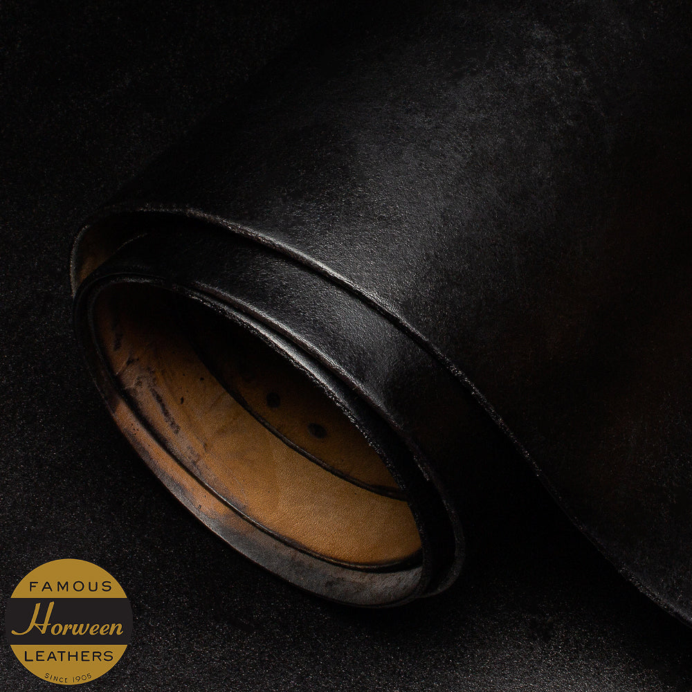 HORWEEN HUNTSMAN WAXED FLESH - BLACK - 2.0/2.2mm