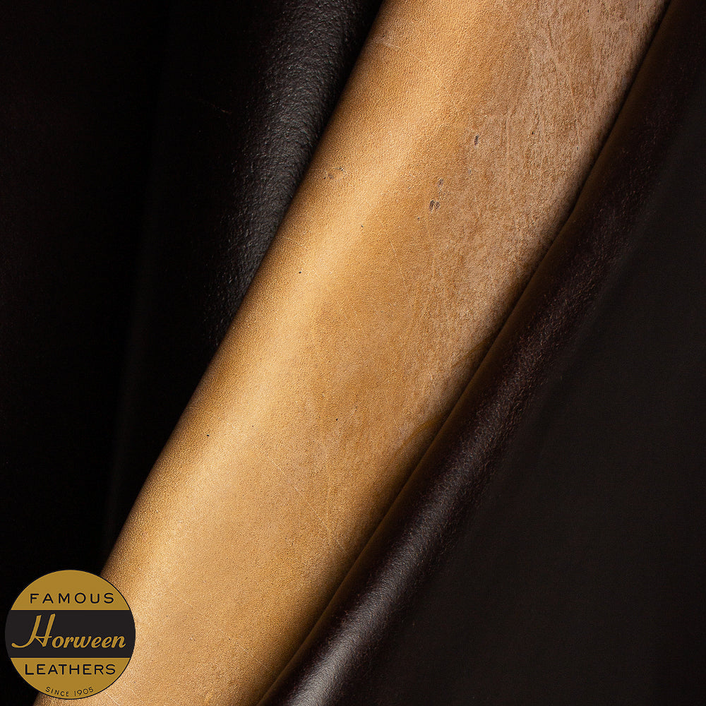 Java Na Huntsman HORWEEN HUNTSMAN WAXED FLESH CALF LEATHER - JAVA - 2.0/2.2mm – A & A ...
