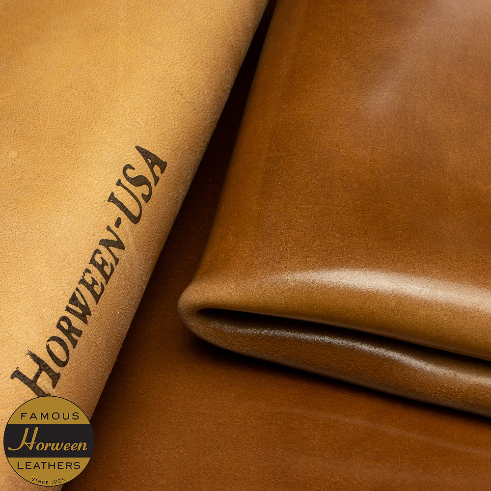 Lightweight Glazed Vegetable Tanned Leather