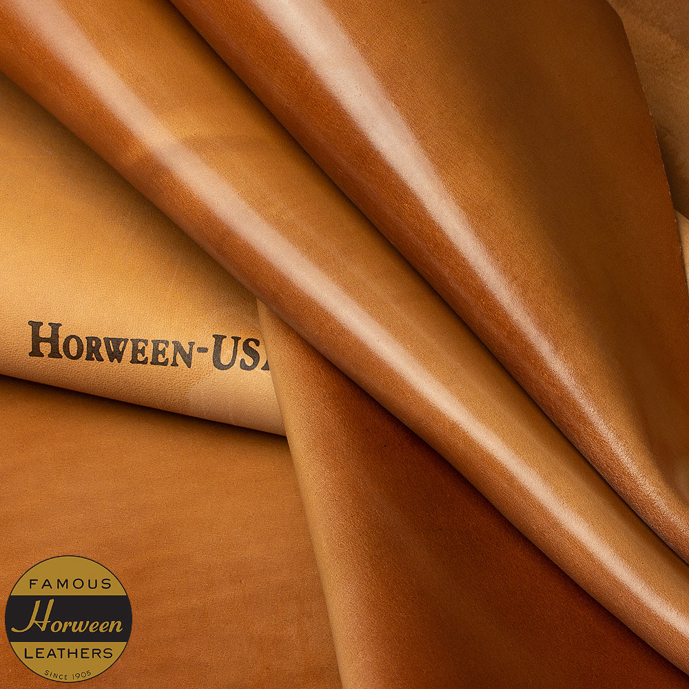 HORWEEN GENUINE SHELL CORDOVAN® - GLAZED NATURAL - 1.0/2.0mm