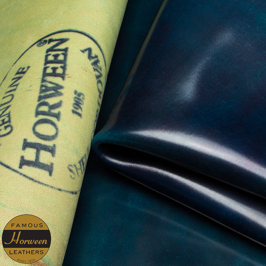 HORWEEN GENUINE SHELL CORDOVAN® - INTENSE BLUE - 1.0/2.0mm