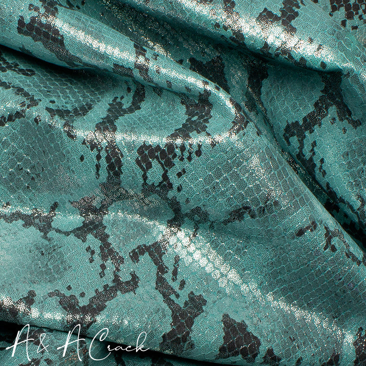 Turquoise Snake Patterned METALLIC SNAKE - TURQUOISE - 0.8/1.0mm – A & A Crack & Sons