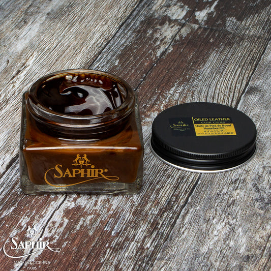 SAPHIR MEDAILLE D'OR OILED LEATHER CREAM - MEDIUM BROWN - 75ml