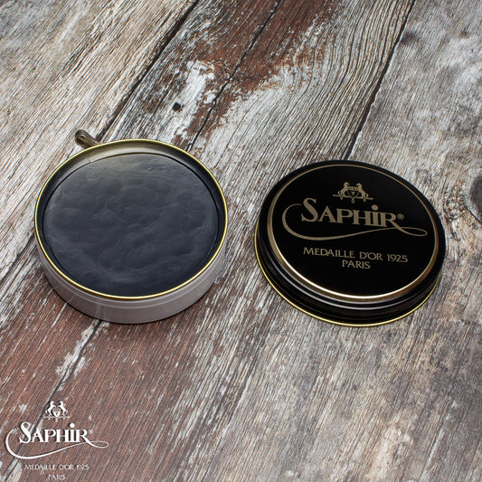 SAPHIR MEDAILLE D'OR PATE DE LUXE WAX POLISH - GREY - 50ml