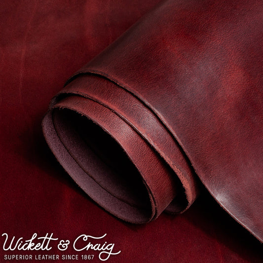 WICKETT & CRAIG TRADITIONAL HARNESS - BURGUNDY - 1.0/1.2mm